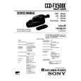 SONY CCDFX500E Service Manual