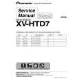 PIONEER XV-HTD7/DDRXJ Instrukcja Serwisowa