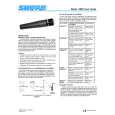 SHURE SM57 Owners Manual