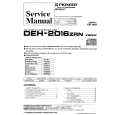 PIONEER DEH2016ZRN X1B/EW Service Manual