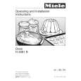MIELE H4881B Owners Manual