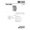 SONY WM-EX32 Instrukcja Serwisowa