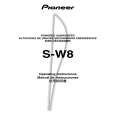 PIONEER S-W8 Instrukcja Obsługi