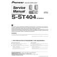 PIONEER SST404 Manual de Servicio