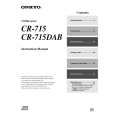 ONKYO CR-715DAB Owners Manual