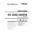 TEAC DV-3800 Instrukcja Serwisowa