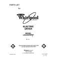 WHIRLPOOL LE4440XWW1 Parts Catalog