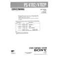 SONY PSV702/P Service Manual
