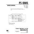 SONY PSD905 Service Manual