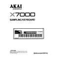 AKAI X7000 Owners Manual