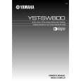 YAMAHA YST-SW800 Owners Manual