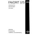 AEG FAV575WN Instrukcja Obsługi
