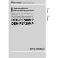 PIONEER DEH-P5730MP/EW Owners Manual