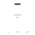 ZANUSSI ZRT 15 JT Owners Manual