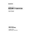 SONY BZDM-7720 Instrukcja Obsługi