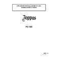 ZOPPAS PO420 Owners Manual