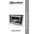 ROADSTAR LCD-2040 Instrukcja Serwisowa