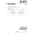 SONY SAW17 Service Manual