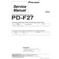 PIONEER PD-F27 Service Manual