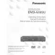 PANASONIC DVDA105U Owners Manual