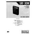 SONY SRF30W Service Manual