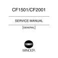 MINOLTA CF2001 Service Manual