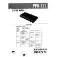 SONY VPR-722 Service Manual