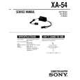 SONY XA-54 Service Manual
