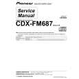 PIONEER CDX-FM687ES Manual de Servicio