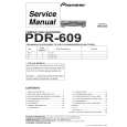 PIONEER PDR-609/WYXJ4 Manual de Servicio