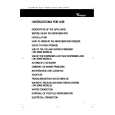 WHIRLPOOL RA 72 Owners Manual