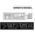 ALPINE 7375/E Owners Manual