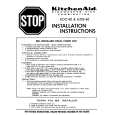 WHIRLPOOL KDS40 Installation Manual
