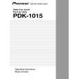 PIONEER PDK-1015/UC Instrukcja Obsługi