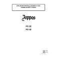 ZOPPAS PO22 Owners Manual