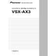 PIONEER VSX-AX3-G/NKXJI Owners Manual