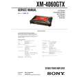 SONY XM-4060GTX Manual de Servicio