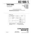 SONY XEC-S Instrukcja Serwisowa