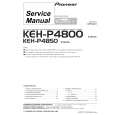 PIONEER KEH-P4850/XM/ES Manual de Servicio