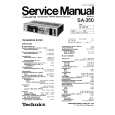 TECHNICS SA350 Service Manual