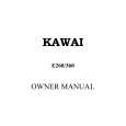 KAWAI E360 Owners Manual