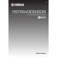 YAMAHA YST-SW305 Owners Manual