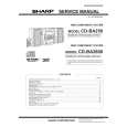 SHARP CDBA250 Service Manual