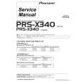 PIONEER PRS-X340-3 Service Manual