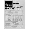 PIONEER P-D70 Service Manual