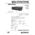 SONY MDXC7970 Owners Manual