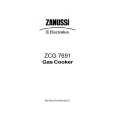 ZANUSSI ZCG7691XN Owners Manual