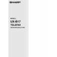 SHARP UX-B17 Owners Manual