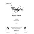 WHIRLPOOL LE3005XPW0 Parts Catalog