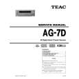 TEAC AG-7D Service Manual